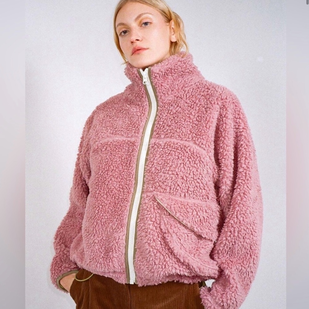 Sandy Liang Cashi Fleece Jacket